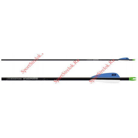 Стрелы Easton CARBON INSPIRE 570 WITH 2.3" VANES,GLUED POINT 31.50"LONG 12/BULK